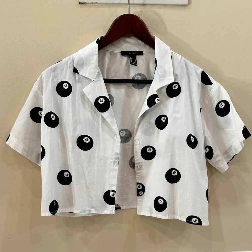 ADORABLE AND UNIQUE **Forever 21** CROP TOP! NWOT - Picture 1 of 5